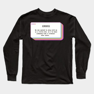 Taylor Swift Lyrics Long Sleeve T-Shirt